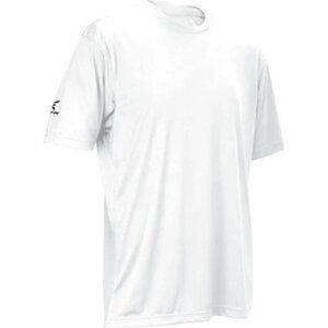 EASTON Short Sleeve Training Jersey Top Sweat Wicking Design White Adult M
